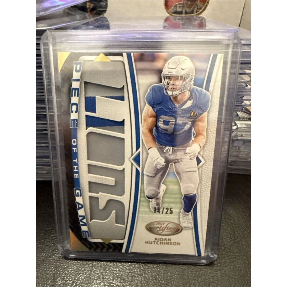 2024 Panini Certified Piece of the Game Aidan Hutchinson Mirror Gold /25💥🔥💥